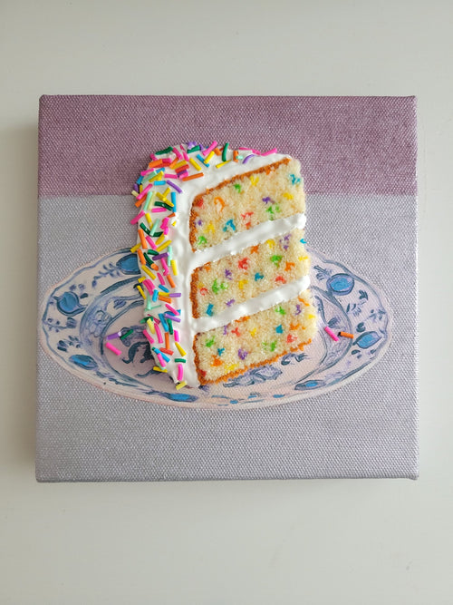 Funfetti embroidery painting (made-to-order, please read description)