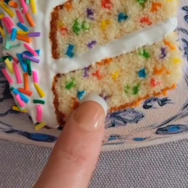 Funfetti embroidery painting (made-to-order, please read description)