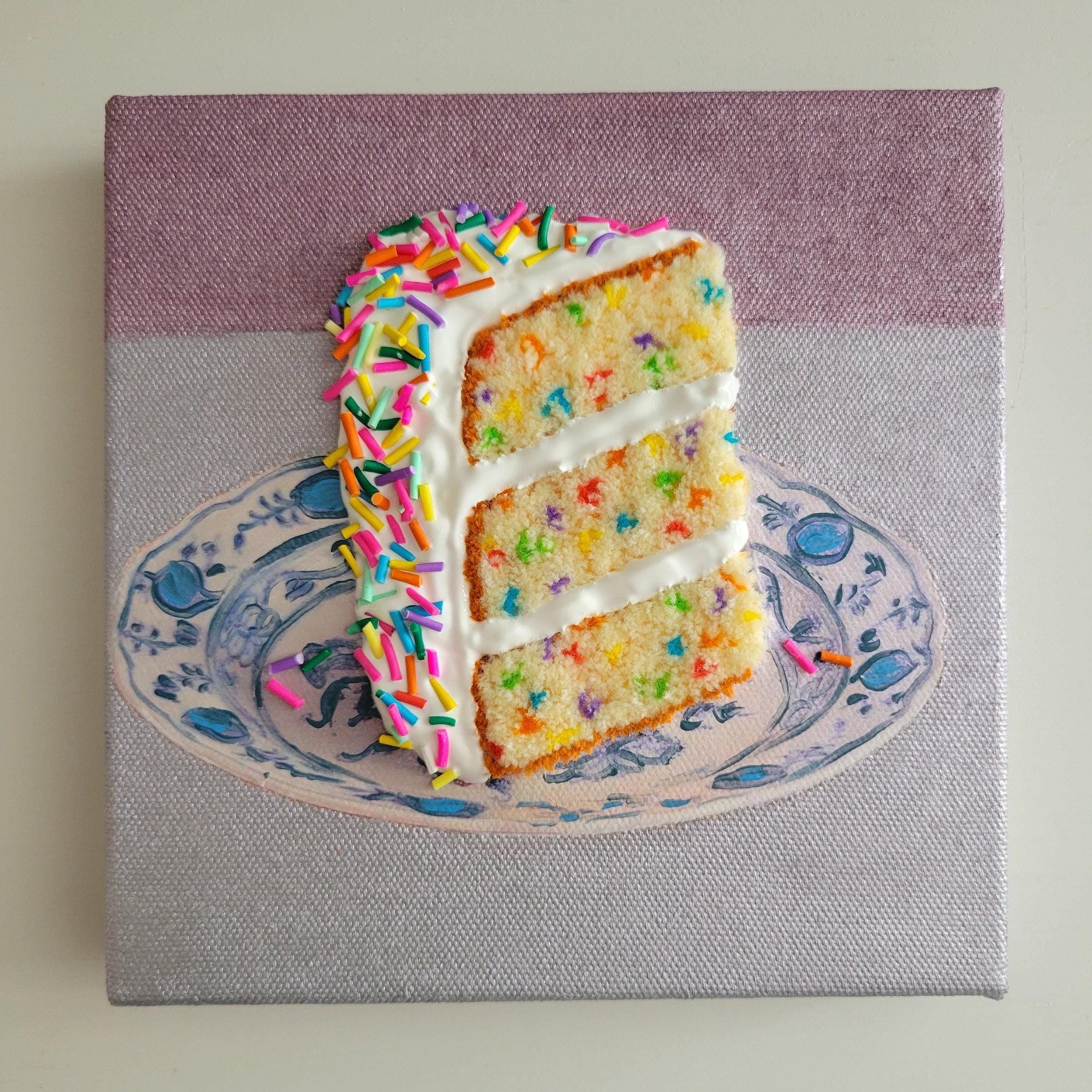 Funfetti embroidery painting (made-to-order, please read description)